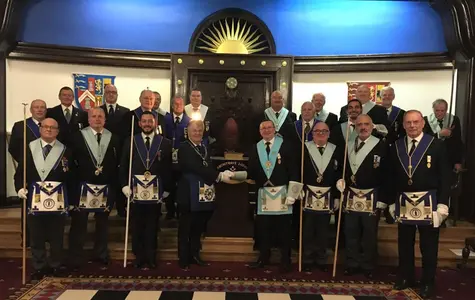 Architrave Lodge No 8065 welcomes Metropolitan Grand Inspector to Chingford